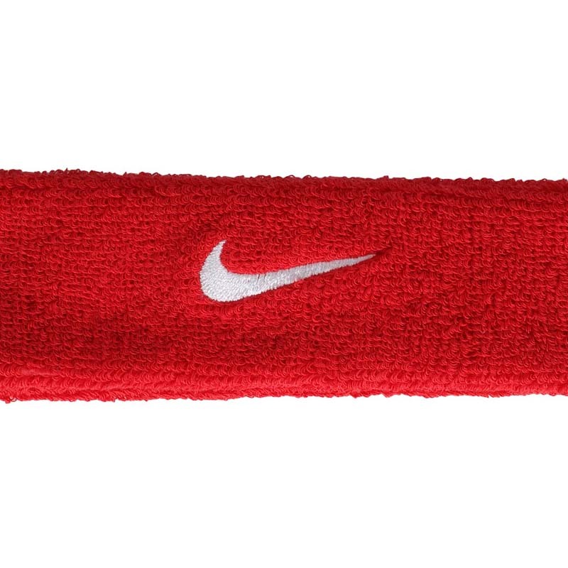 NIKE SWOOSH CLASSIC 運動 頭帶 紅色 N1012407610OS [台灣現貨]