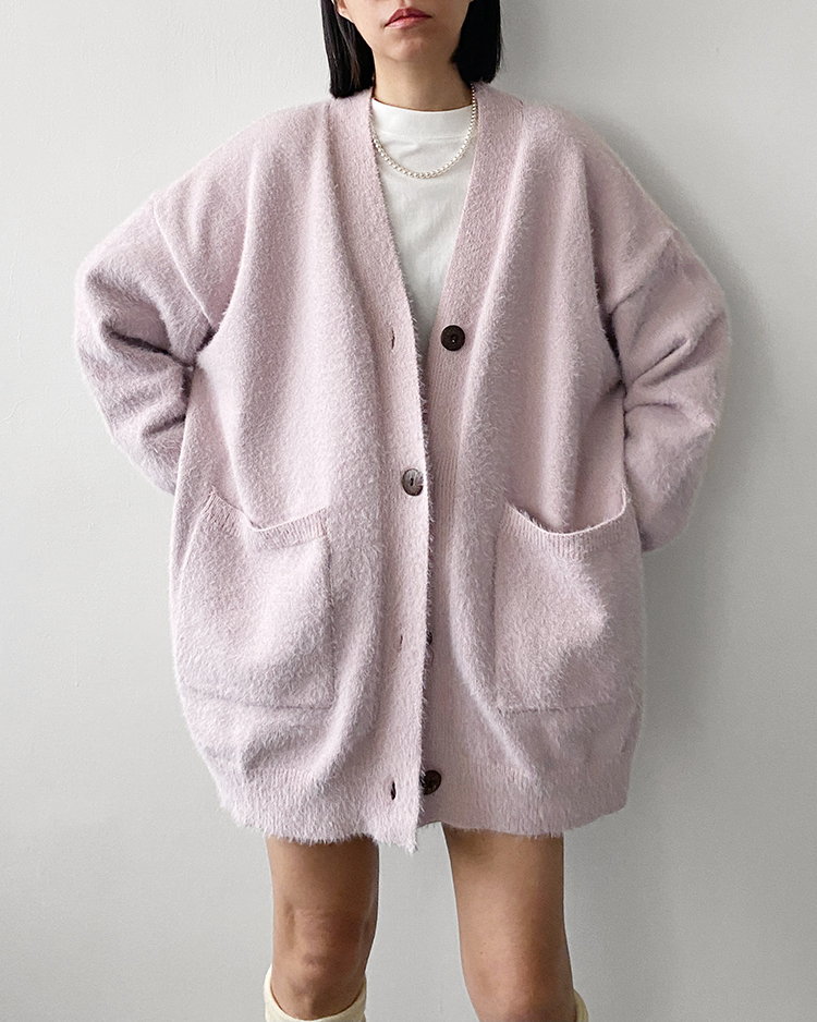 MFO-2831 絨感毛毛外套 ᴘᴜʀᴘʟᴇ