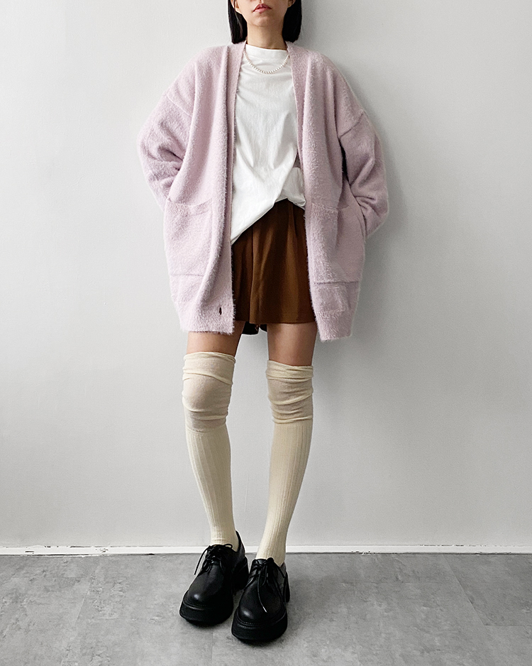 MFO-2831 絨感毛毛外套 ᴘᴜʀᴘʟᴇ