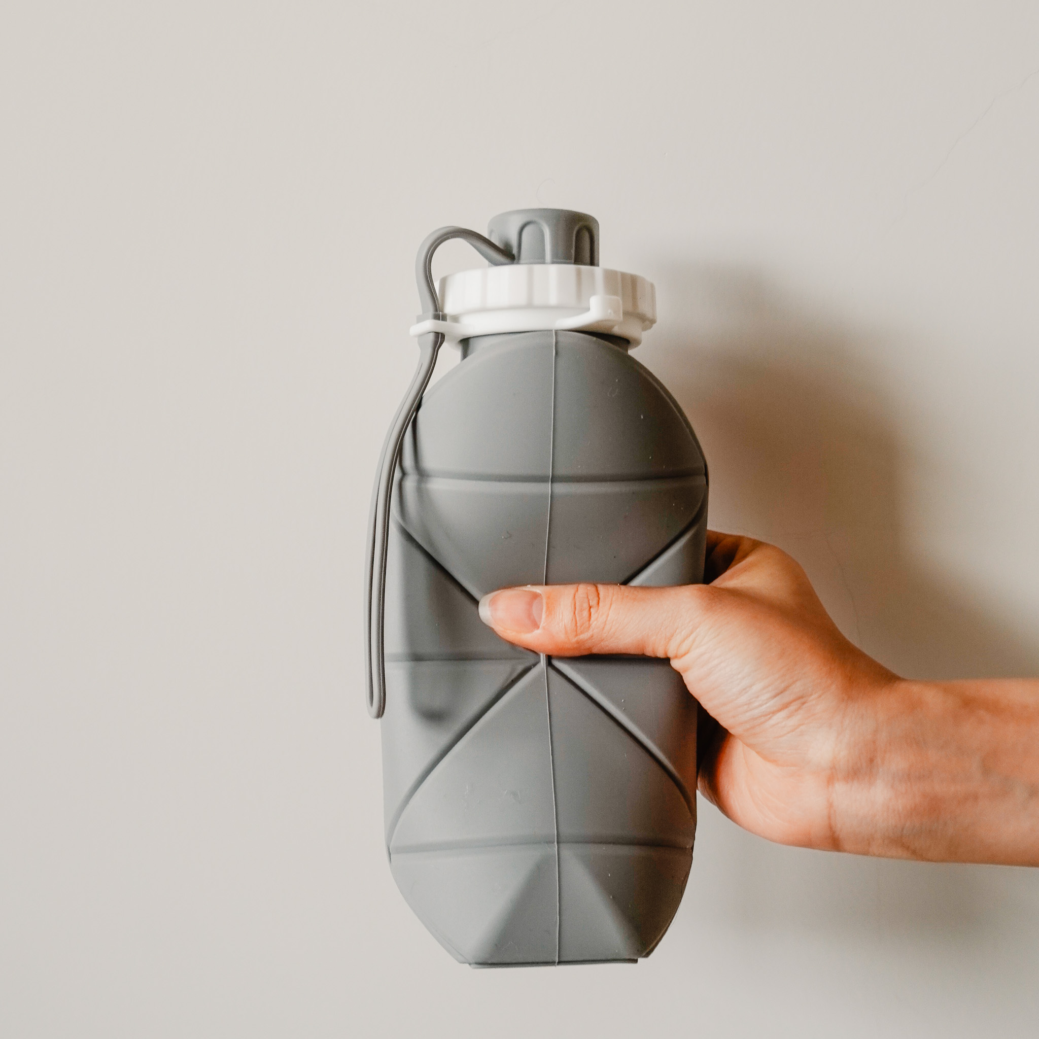 可攜矽膠折叠水壺 600ml