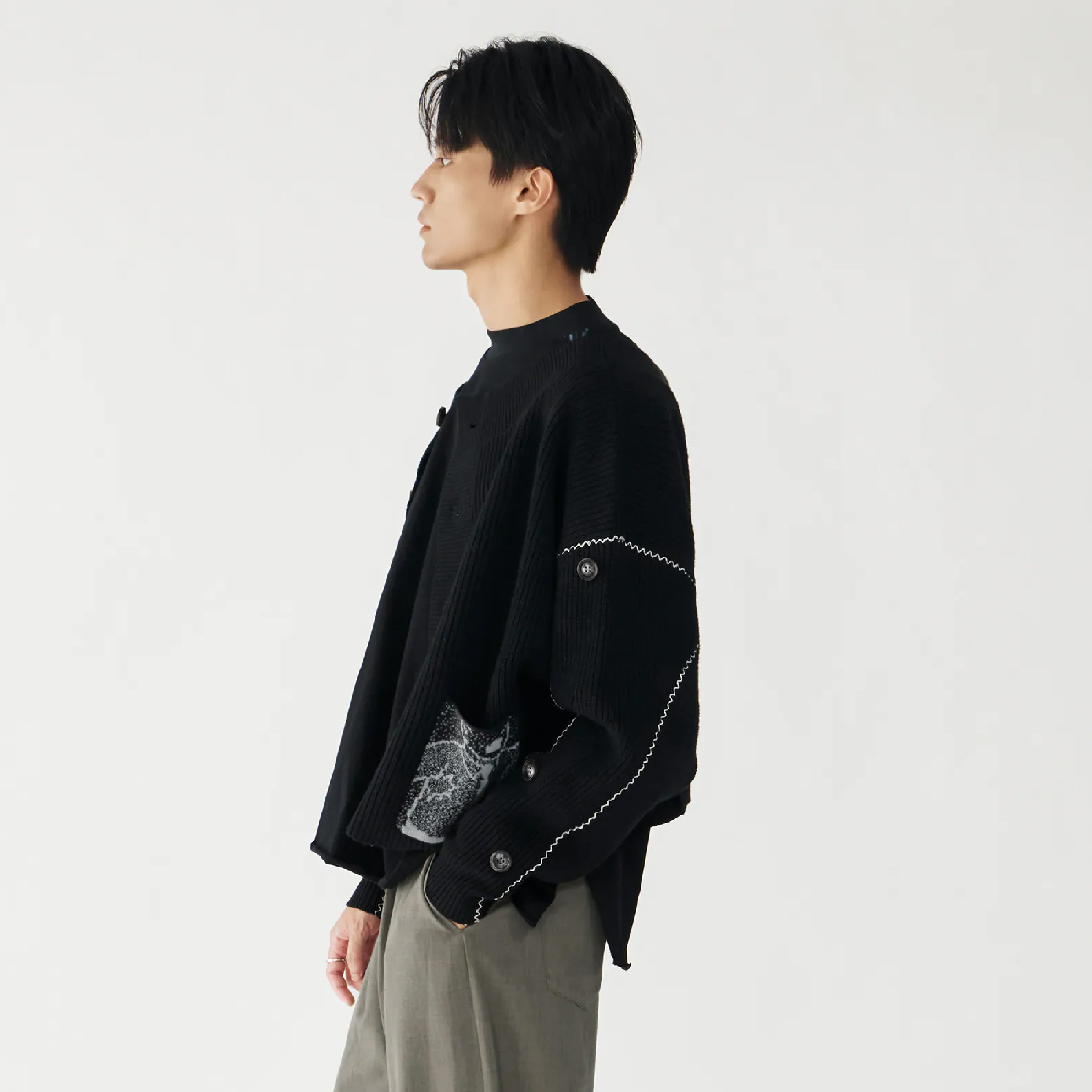 MELSIGN x plain-me Ctrl C, Ctrl V Knit Cardigan