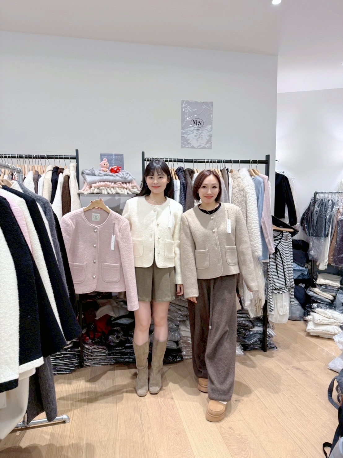 MN5216 超溫柔小香羊毛短外套