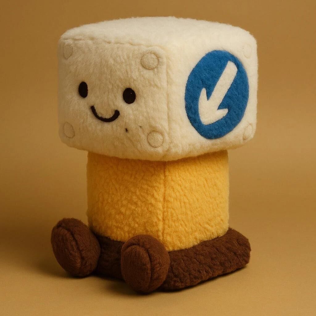 安全島燈毛公仔