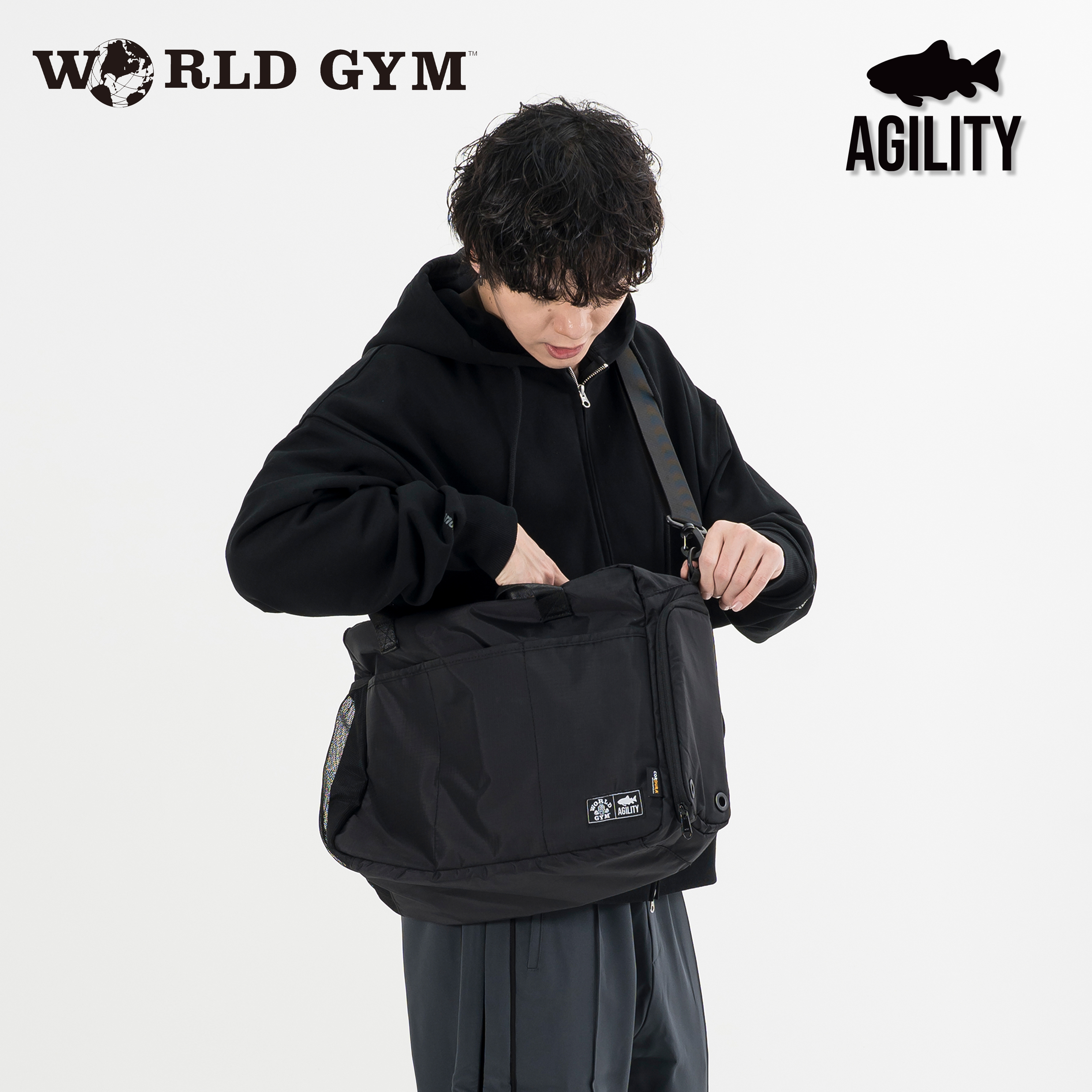 WG x AGILITY "WORLDGILITY" Gym Bag 健身包 [AG-WG-6]