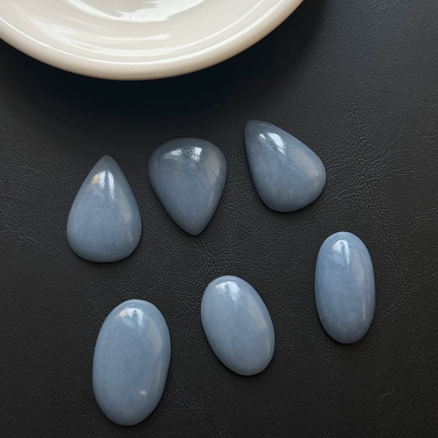 [原石] 天使石 （有拋光） 水晶蛋面 水晶墜面