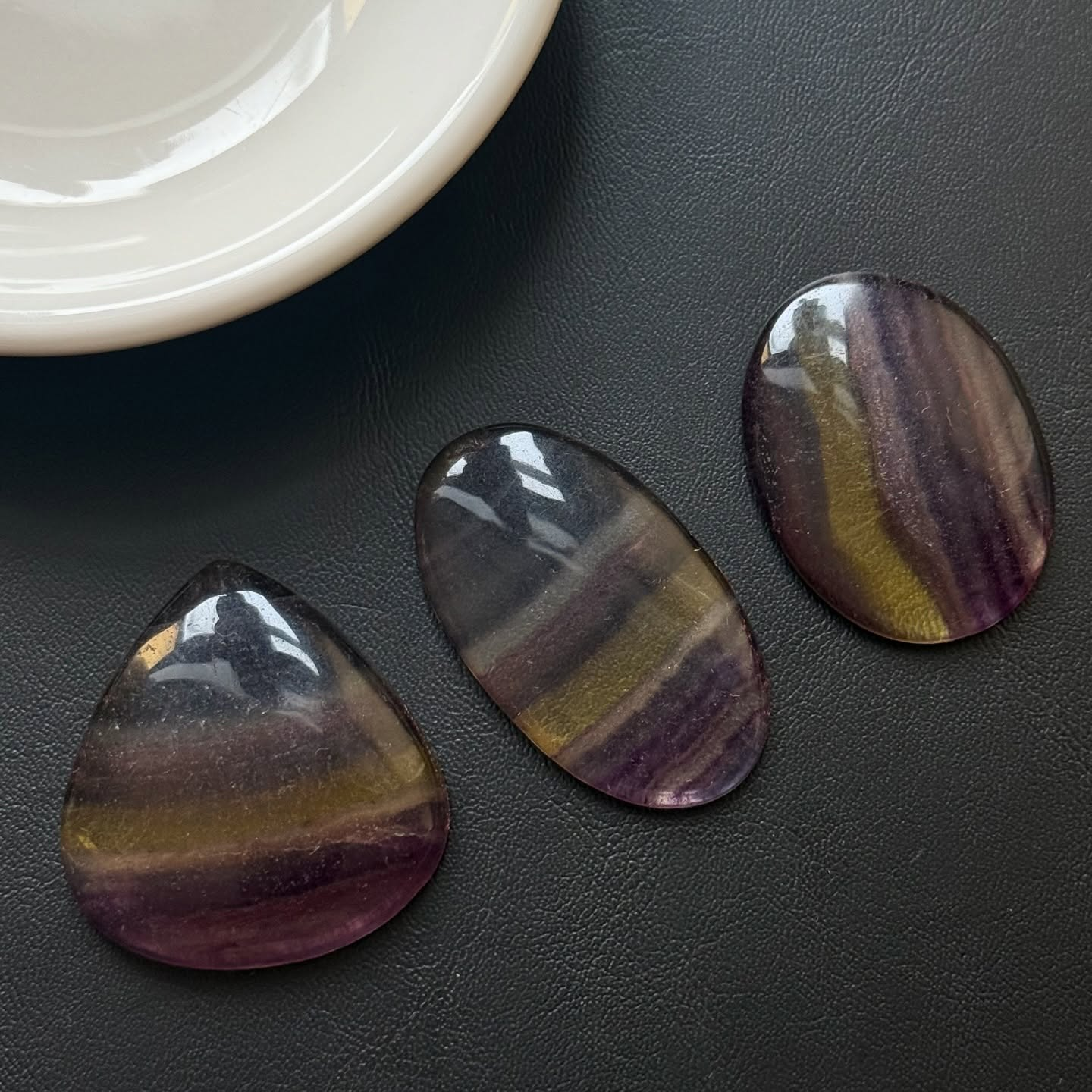 [原石] 螢石 水晶蛋面