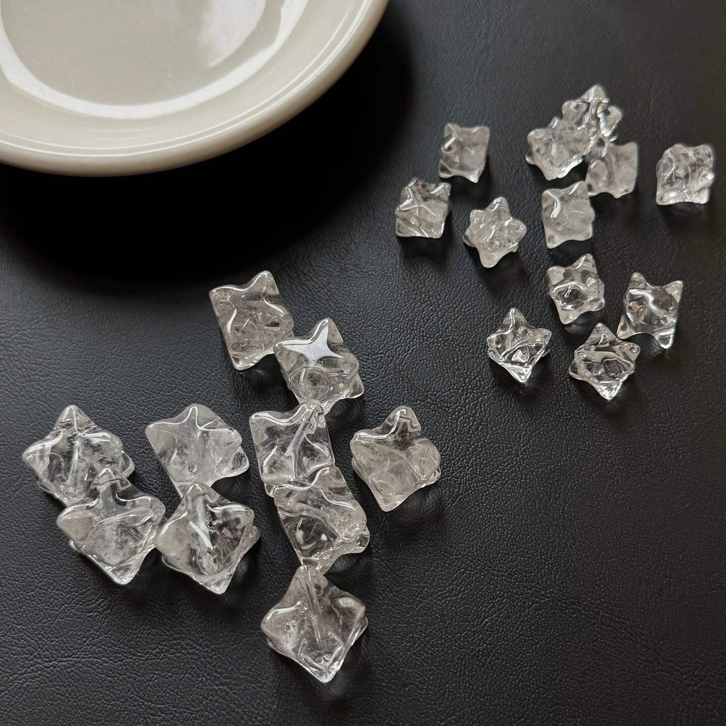 [原石] 白水晶 梅爾卡巴 通孔