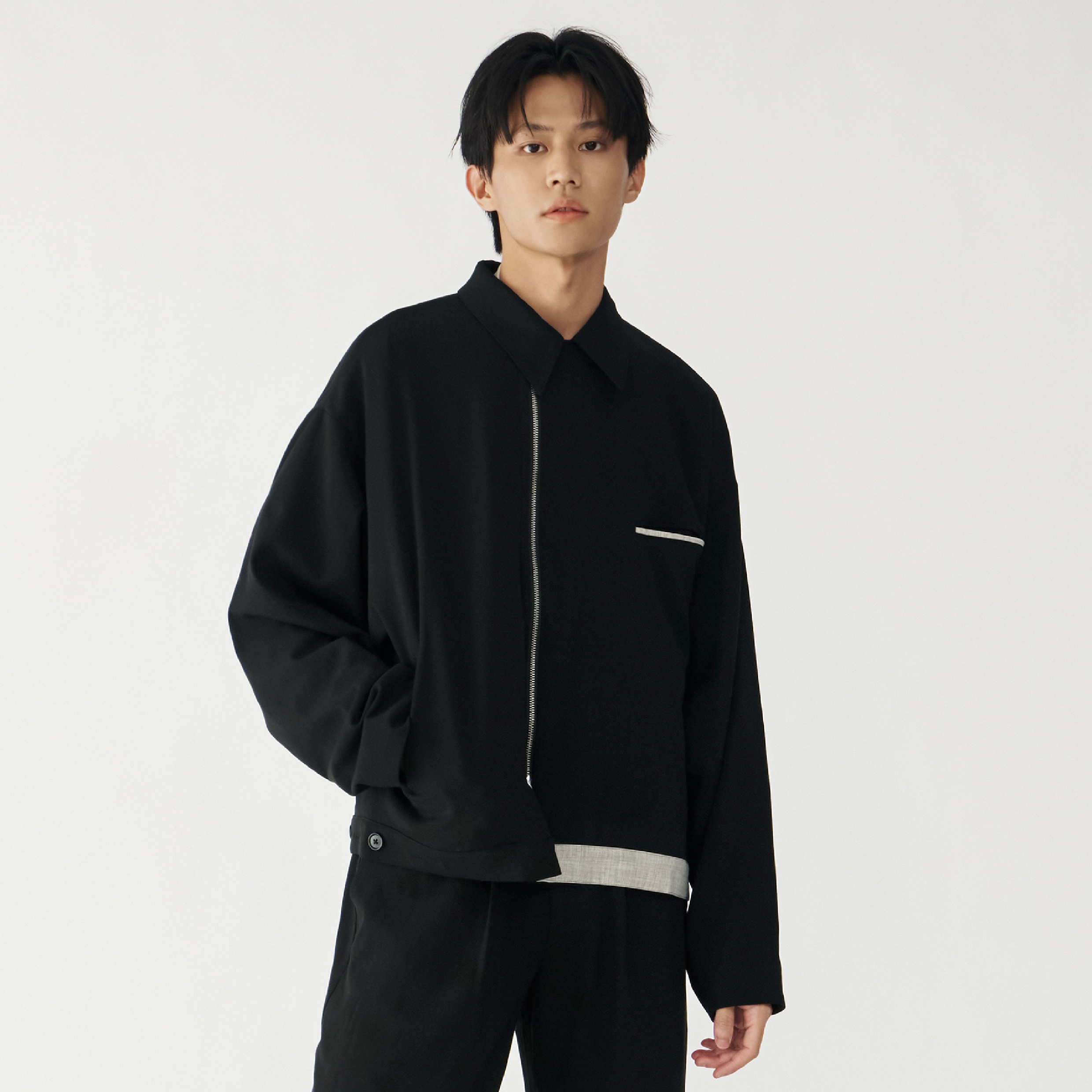 MELSIGN x plain-me Meeting & Party Cropped Jacket
