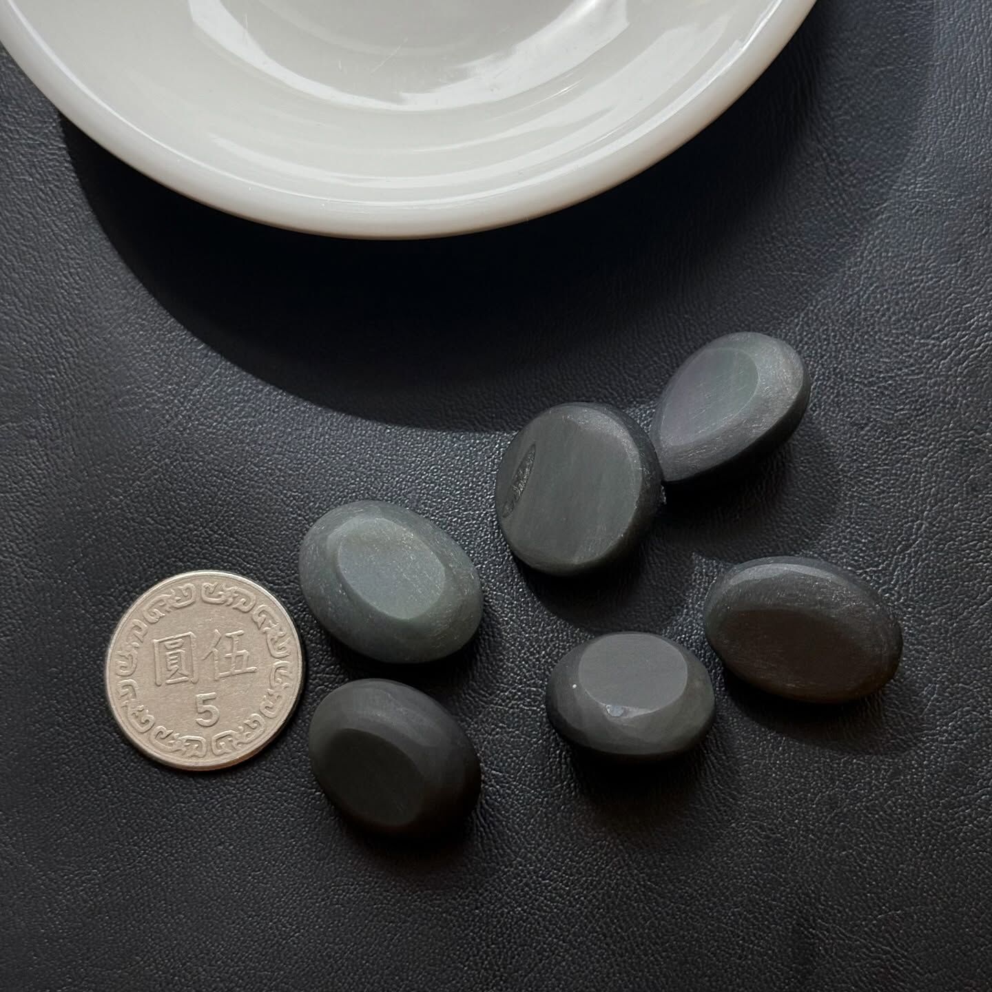 [原石] 彩虹黑曜石 水晶蛋面