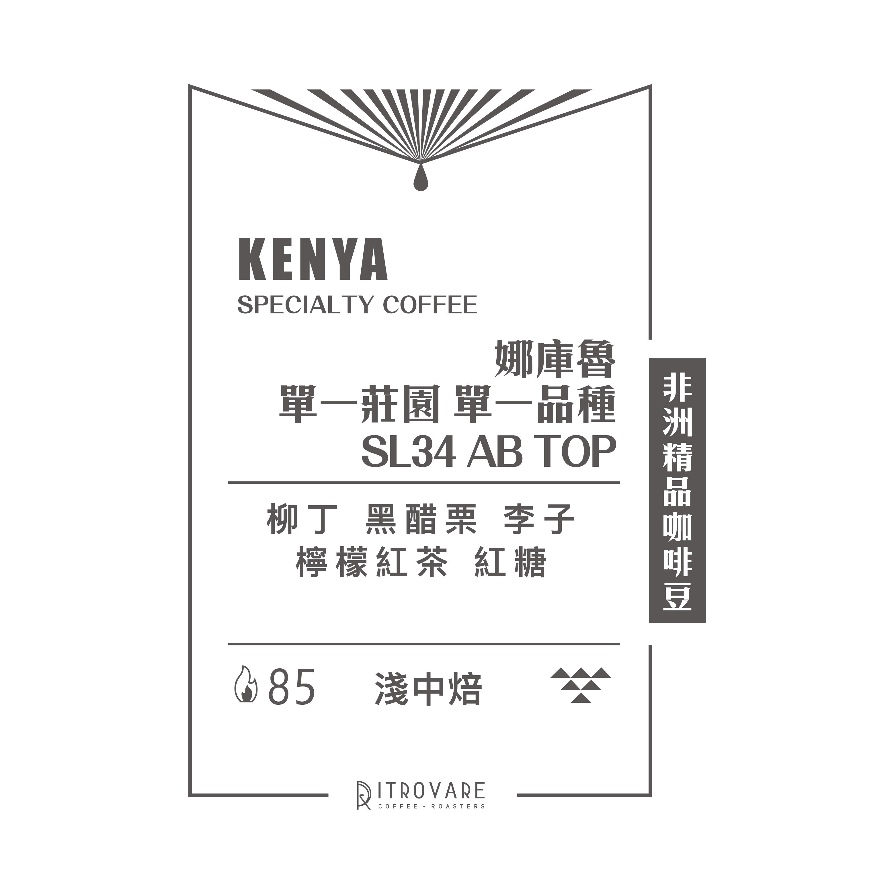 【非洲精品咖啡豆】肯亞 娜庫魯 SL34 AB TOP