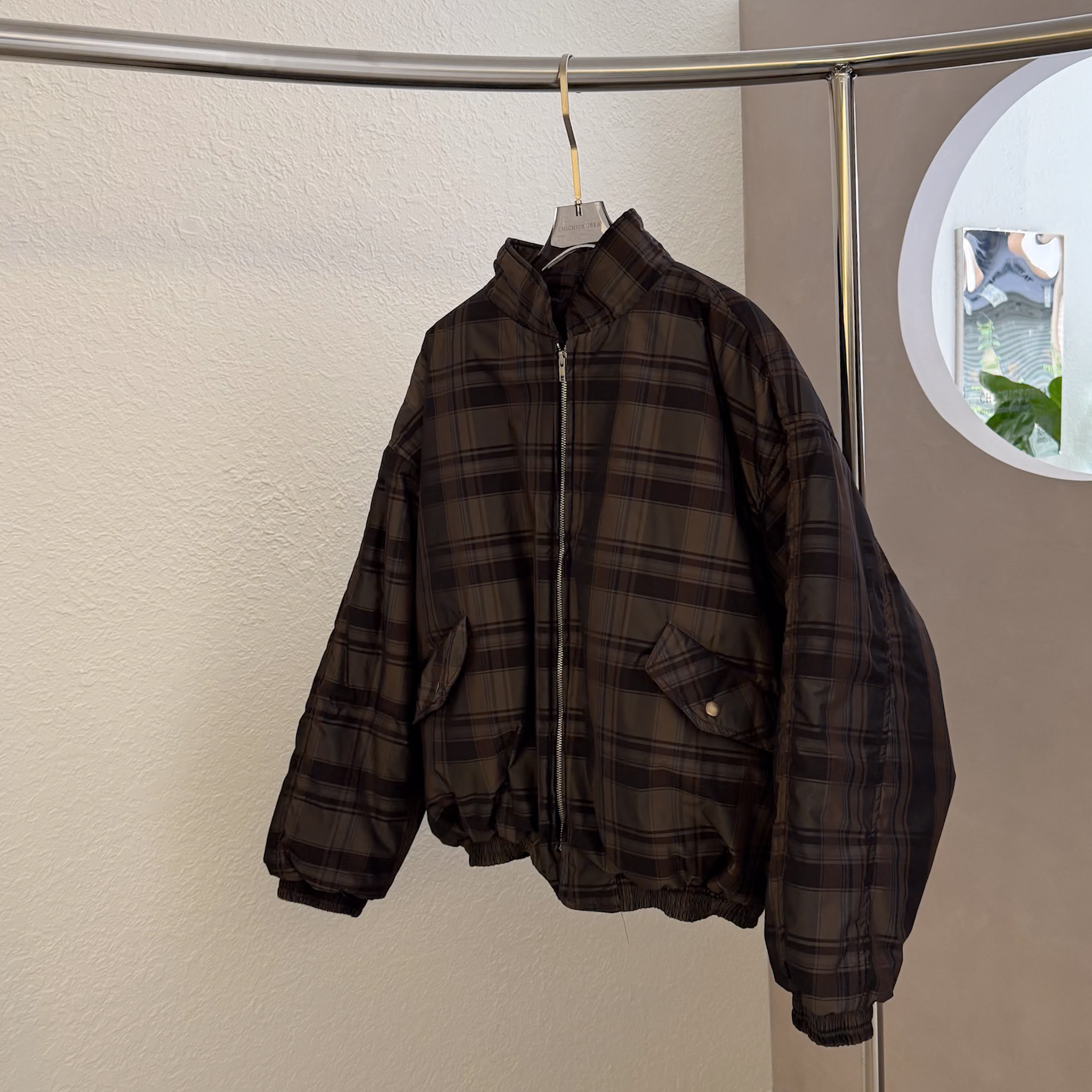 N01 日雜復古格紋襯棉外