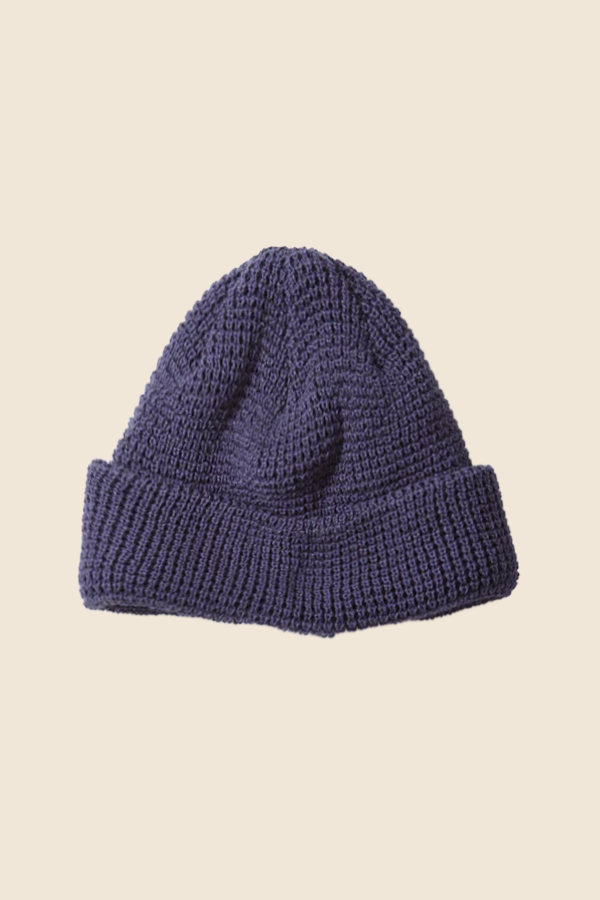 ROTOTO - R5141 WAFFLE 針織帽（海軍藍）