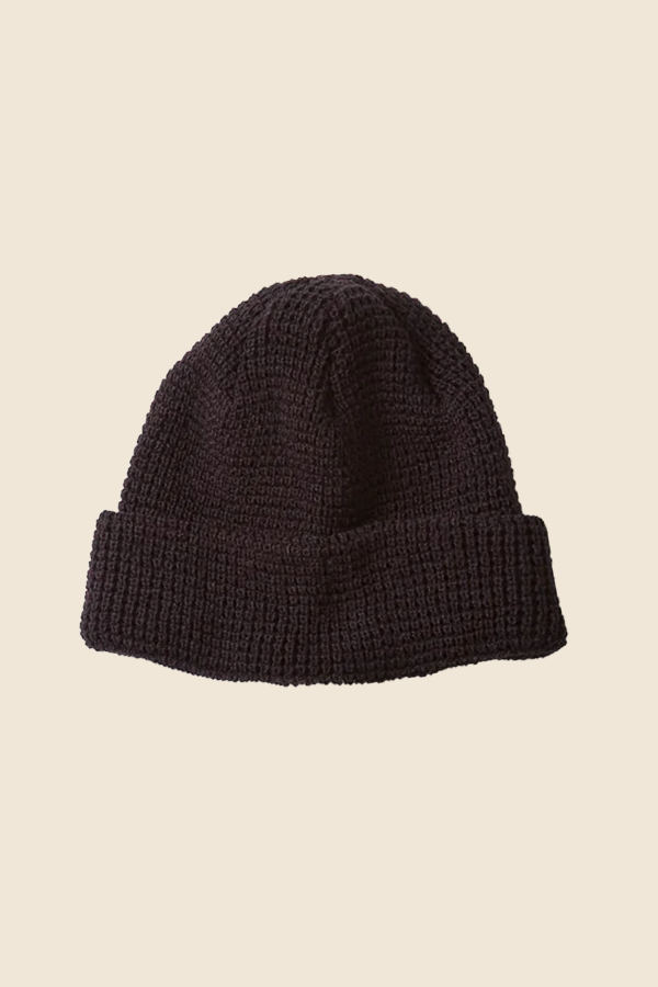 ROTOTO - R5141 WAFFLE 針織帽（經典黑）