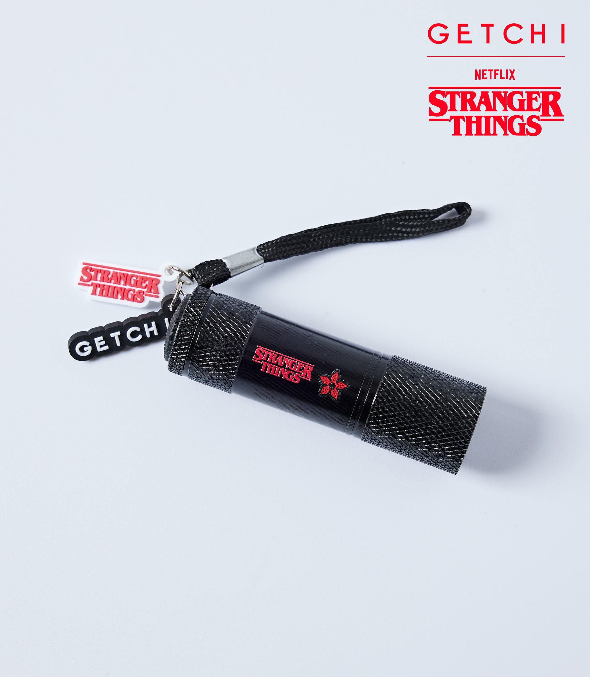 (現貨)Getchi X Stranger Things KEY CHAINS怪奇物語聯名魔神手電筒