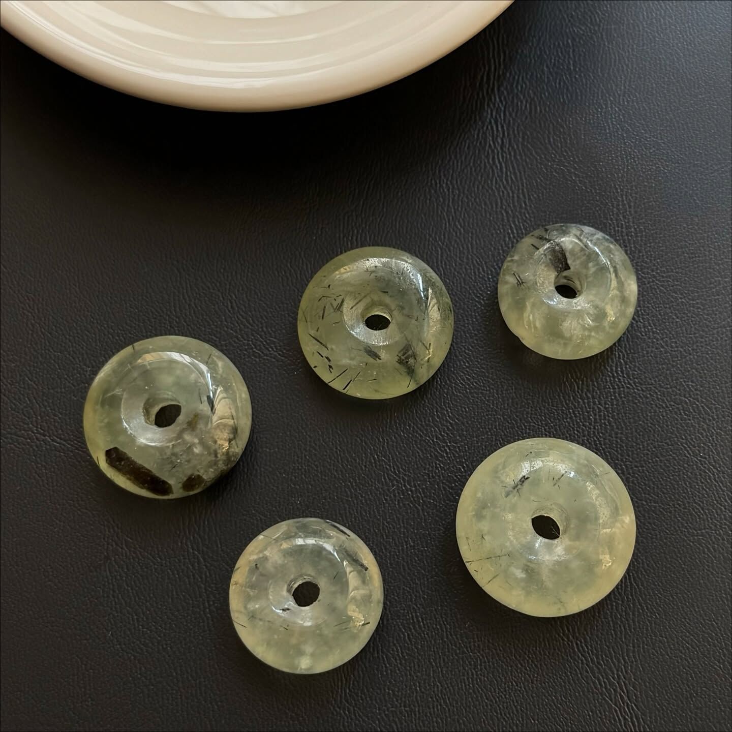 [原石] 葡萄石 平安扣