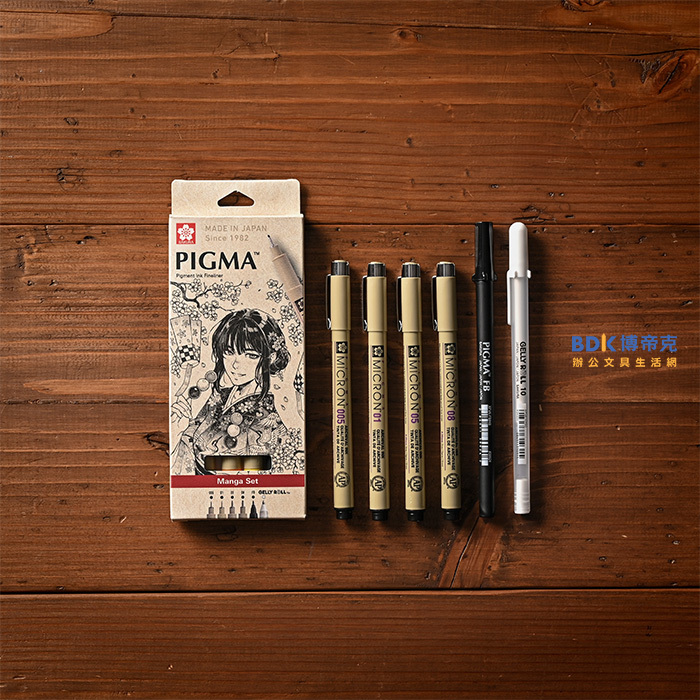 櫻花牌 SAKURA PIGMA 筆格邁彩色代針筆組 系列