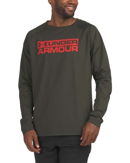 【預購】UNDER ARMOUR K1121708 Graphic Print Logo 男裝長袖上衣