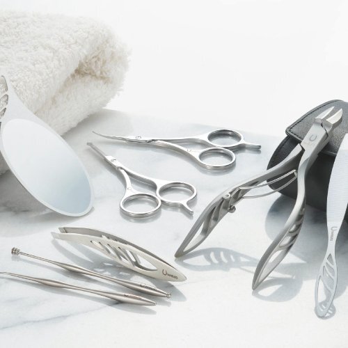 MARUTO 豪華全方位修甲修容工具八件組(附真皮收納包)