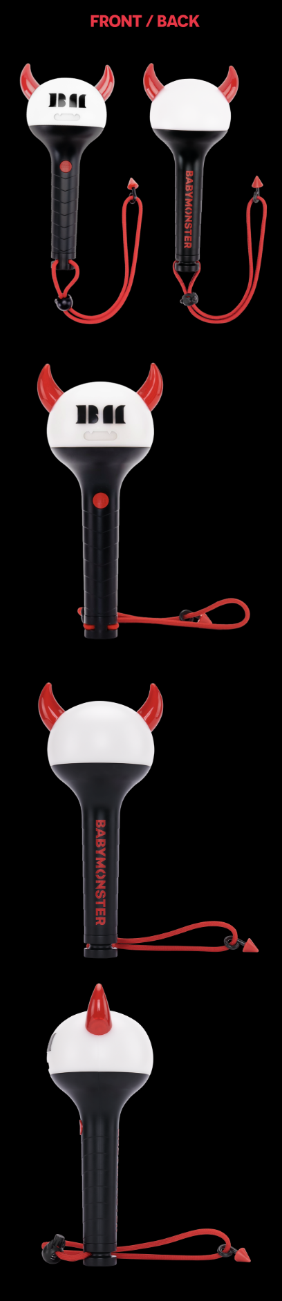 BABYMONSTER OFFICIAL LIGHT STICK 背面照