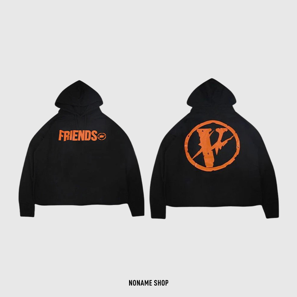 VLONE x FRAGMENT FRIENDS 聯名 閃電大V 藤原浩 連帽 帽T (男款)
