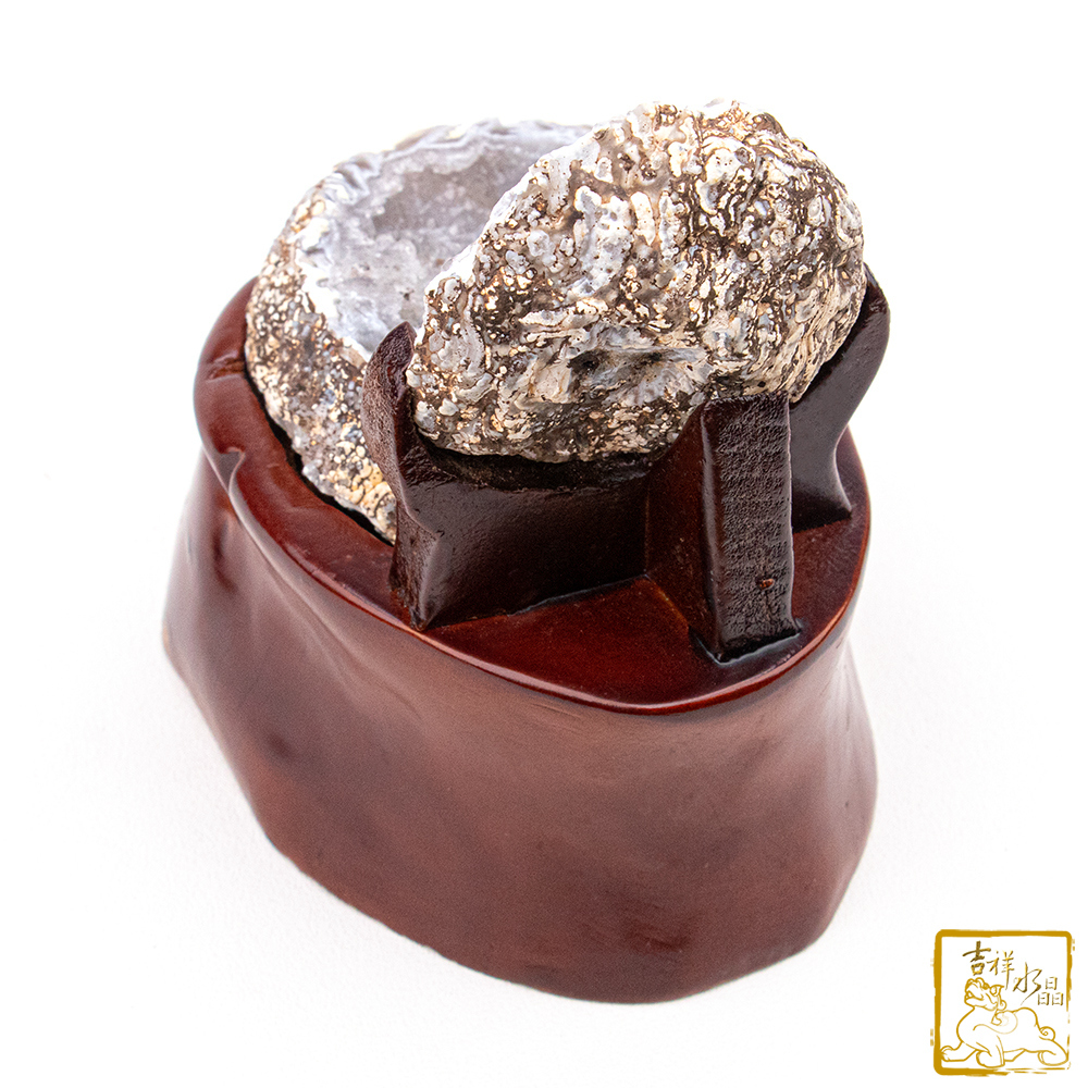瑪瑙聚寶盆450g 聚財氣【吉祥水晶專賣店】