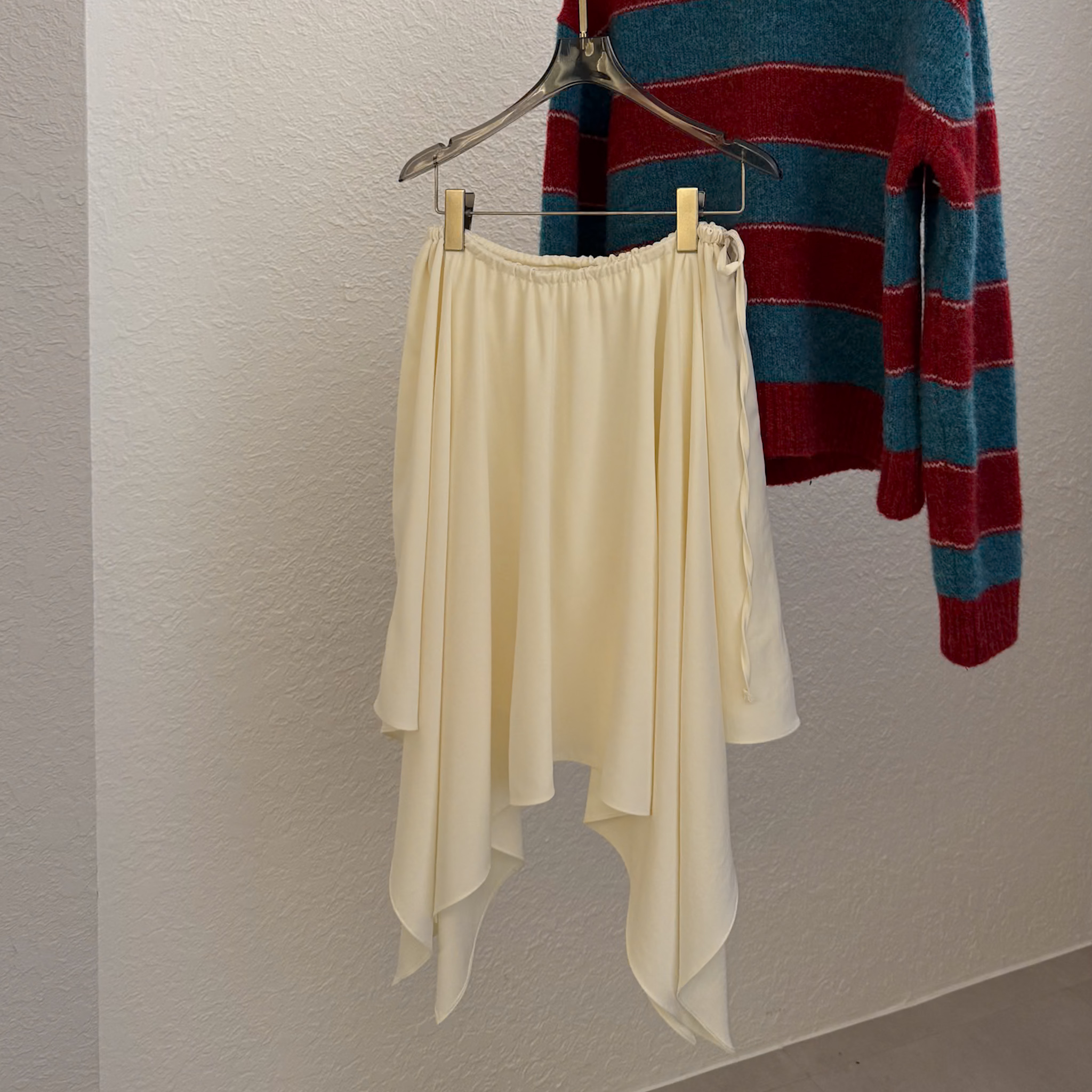 N07 又仙又率性不規則下擺疊搭裙