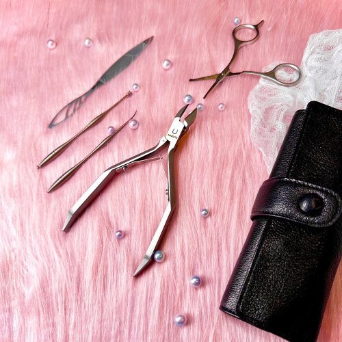 MARUTO 美容工具五件組-水晶形美甲鉗款