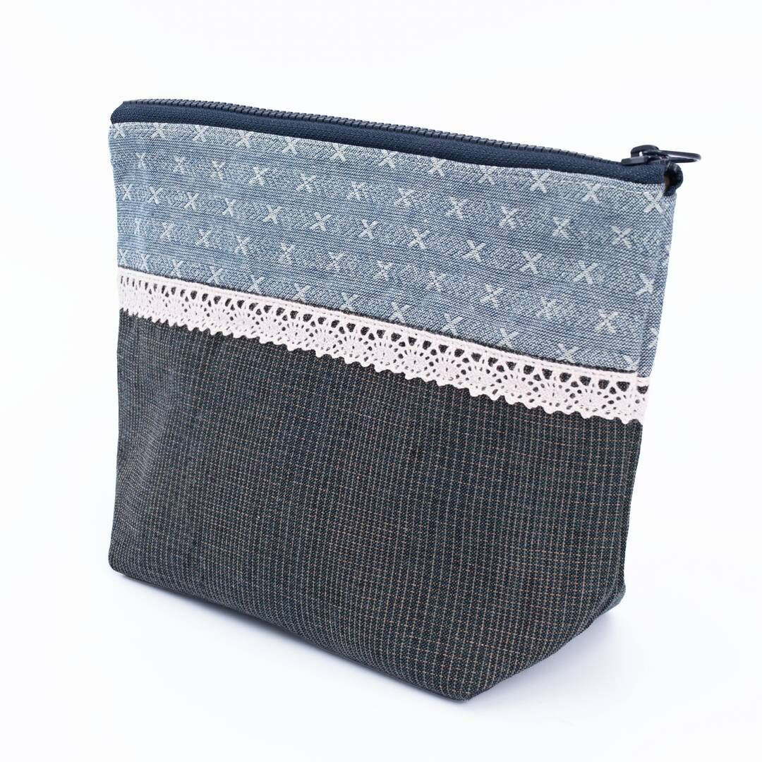 先染花語·拼布化妝包【成品包】