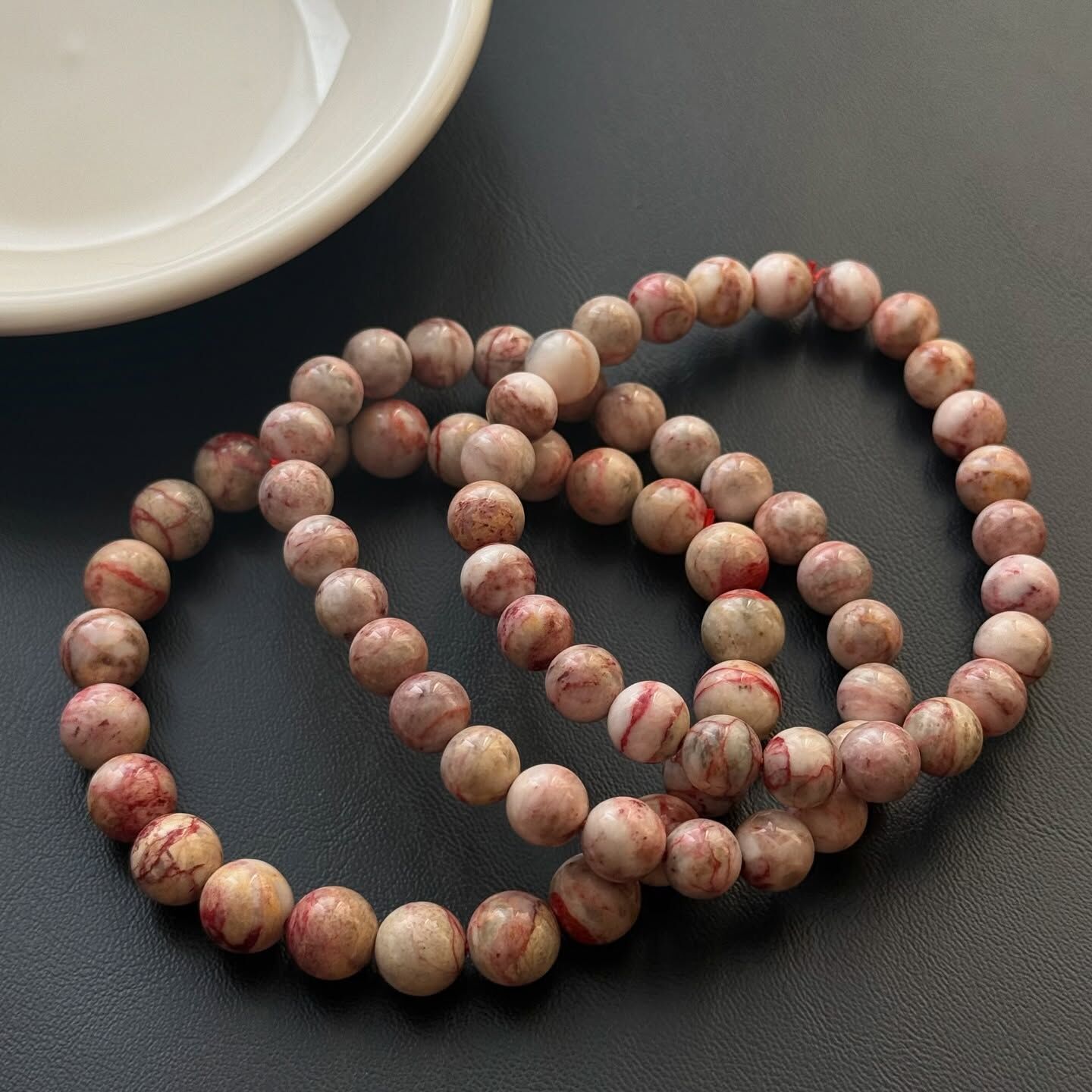 [原石] 原礦硃砂 水晶手串