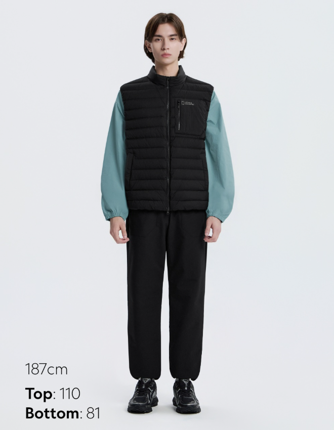 【韓國預購】AKR112020 National Geographic 北極高領鵝絨背心 (N254UDV220)