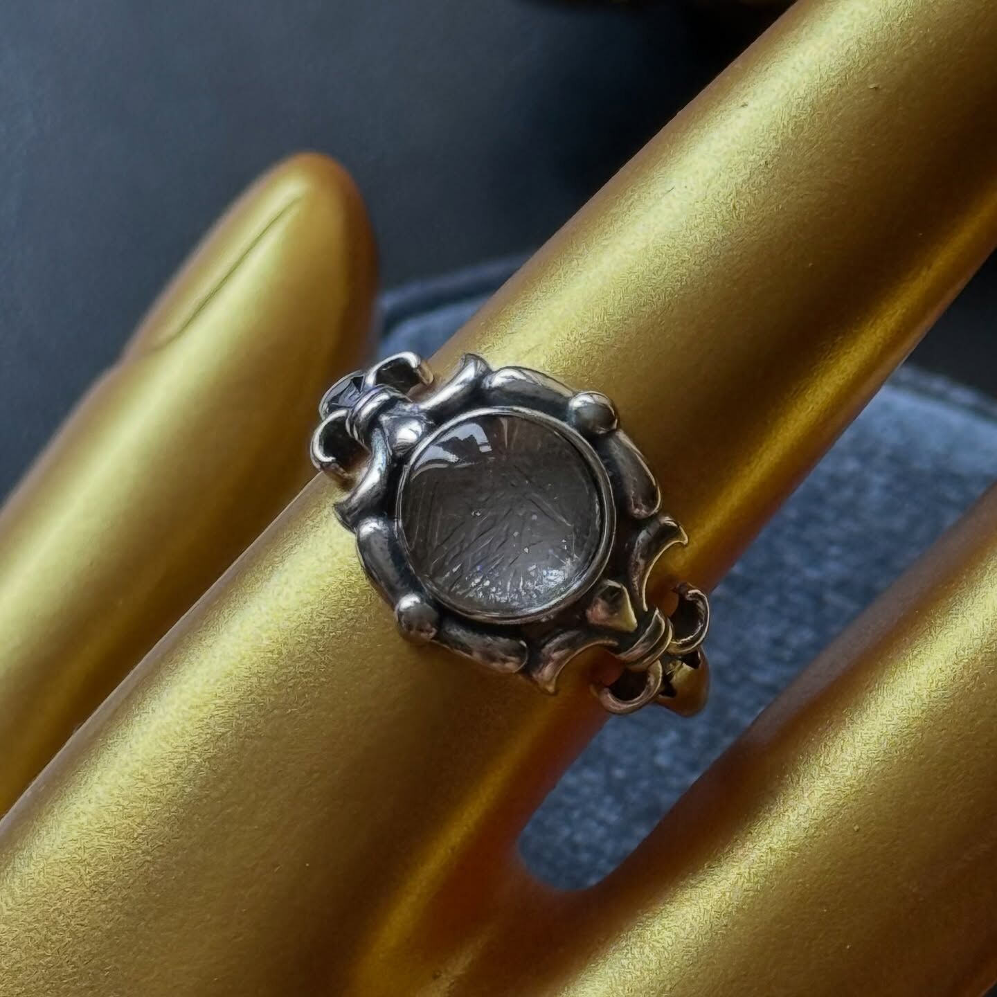 [原石] 鐵隕石 / 天鐵 925銀戒指