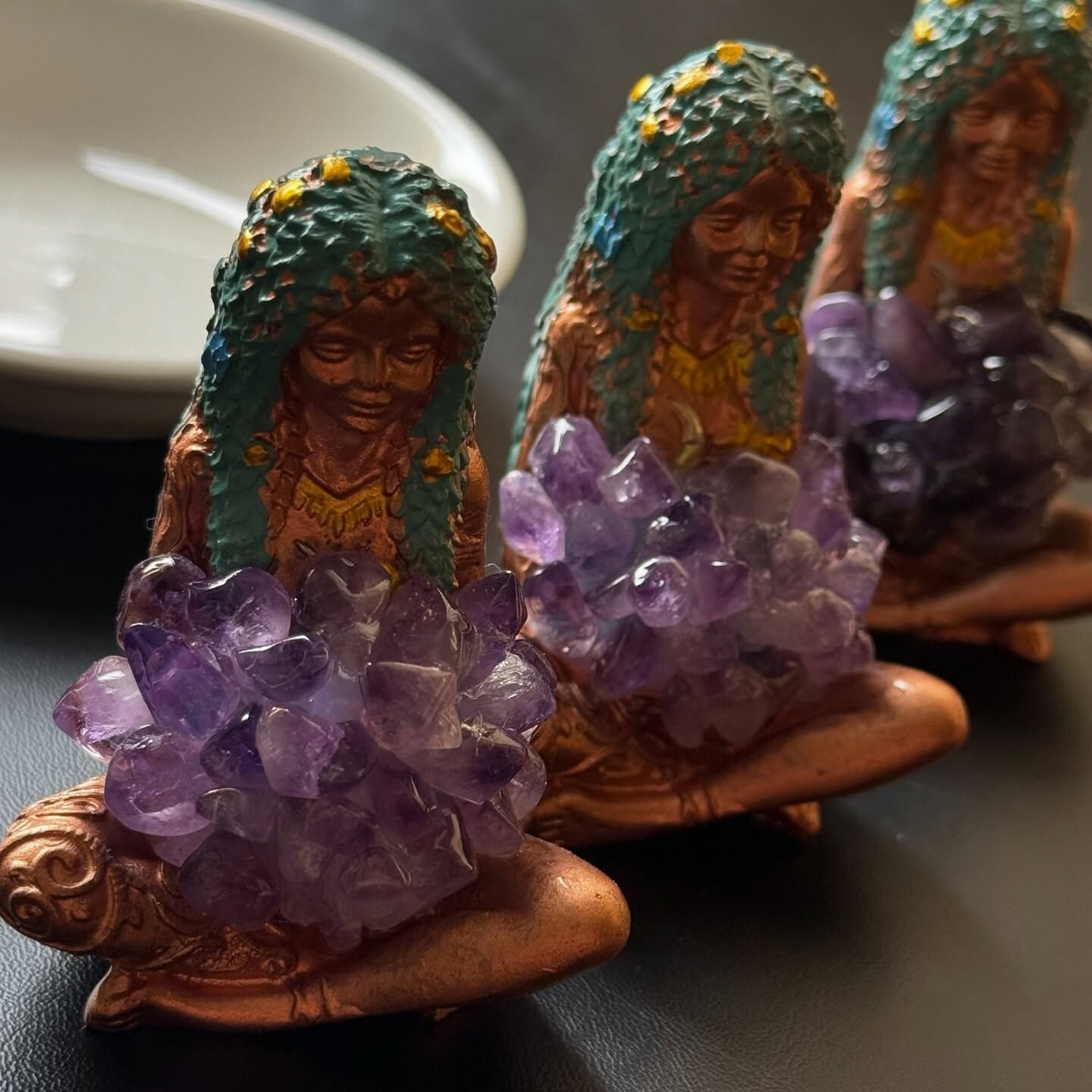 [原石] 大地之母 紫水晶 水晶擺飾