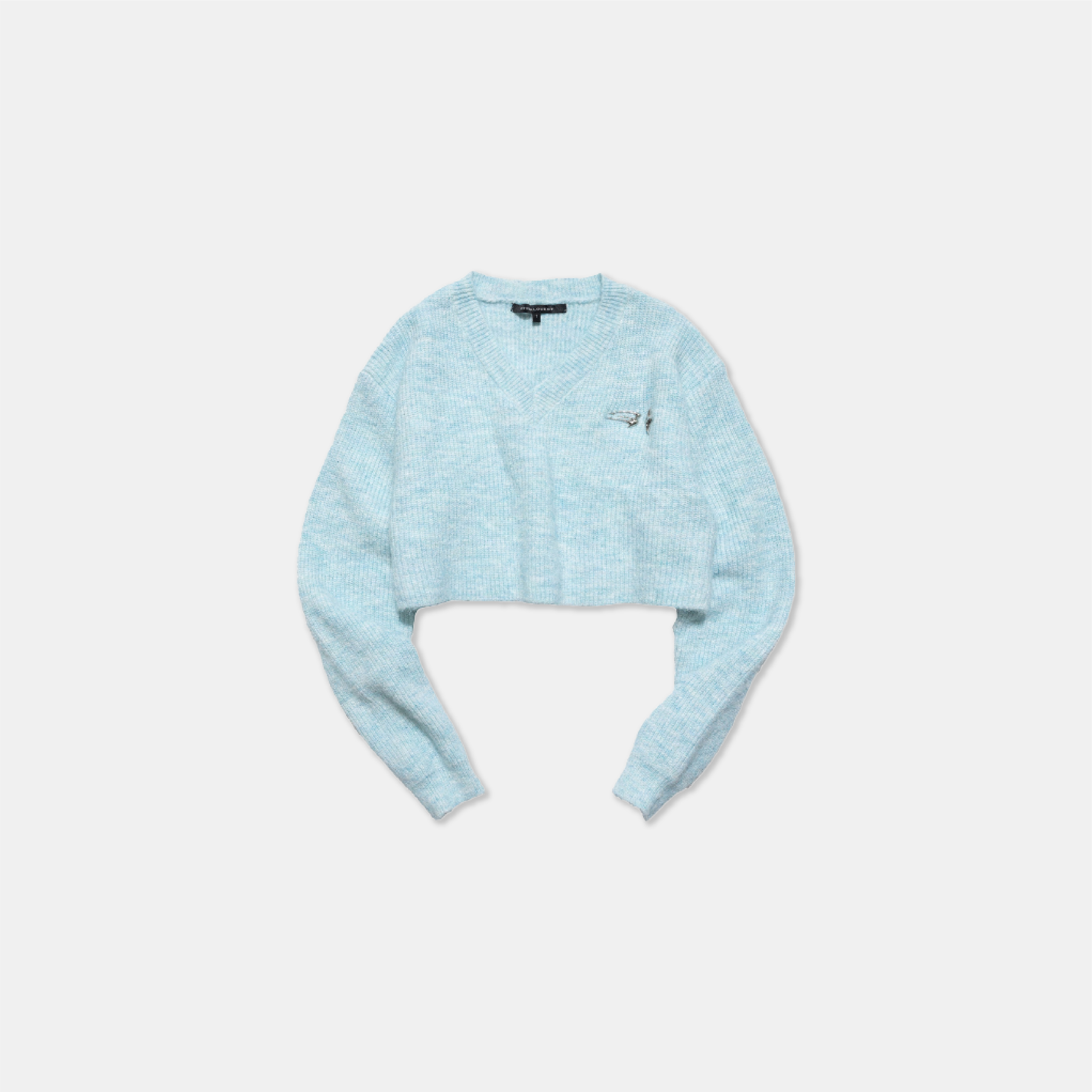 E’TREALOUEST 25AW （ OLD DAYS ）WMS Mohair Knit Short Sweater（Women‘s Line） 馬海毛 毛衣