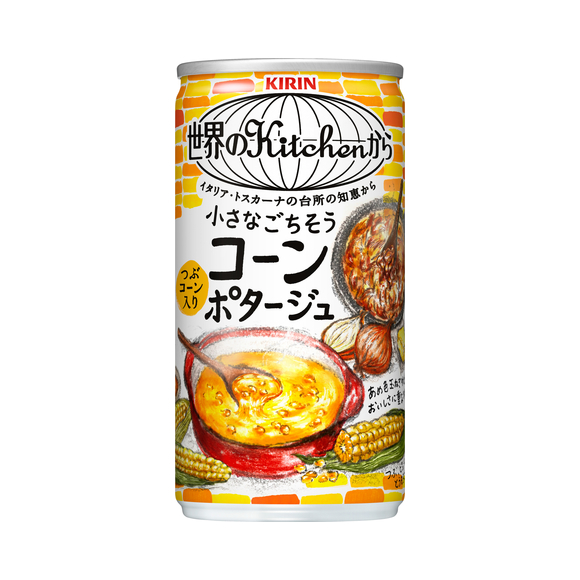 日本 KIRIN 麒麟世界 玉米濃湯 185g