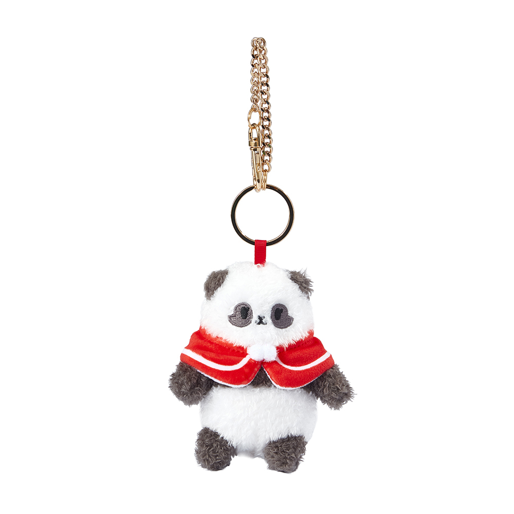 Panda Friends Xmas Theme - Elder Sister "Jia Jia" Plush Charm (with chain)