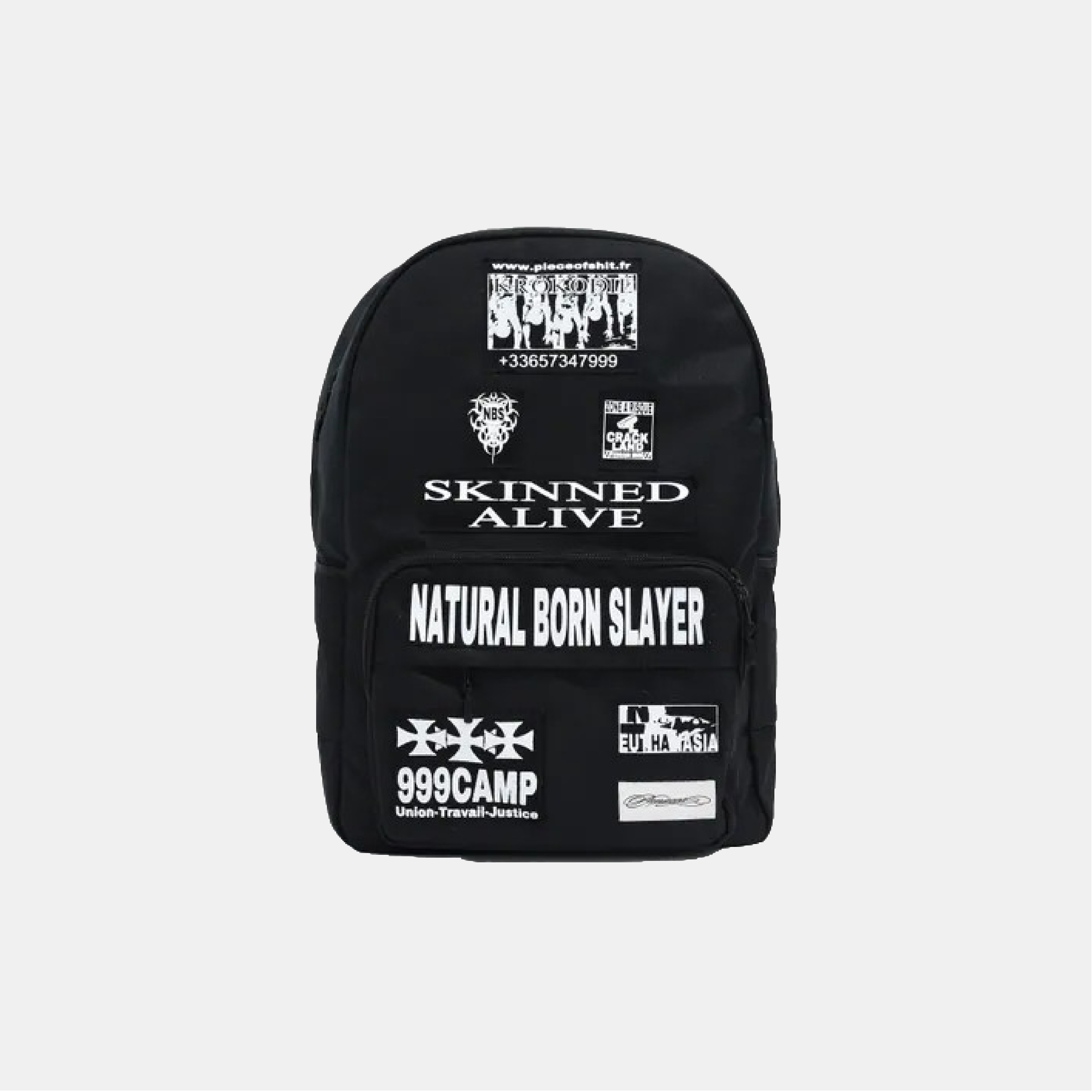 PANACEA x PIECE OF SHIT 貼布繡 巨型背包 後背包 書包 大容量