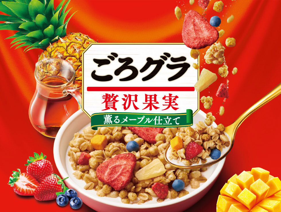 日本 日清 早餐麥片280g (奢華水果 & 草莓巧克力)