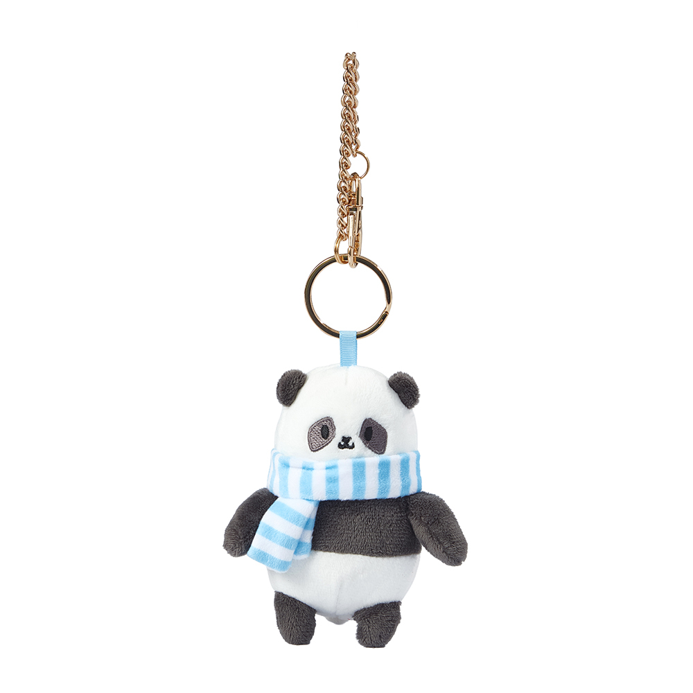 Panda Friends Xmas Theme - Little Brother "De De" Plush Charm (with chain)
