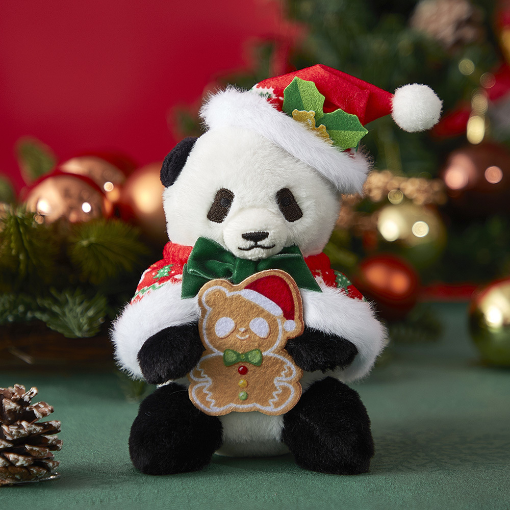 Plush Wear for 5" Panda Plush - Xmas Set