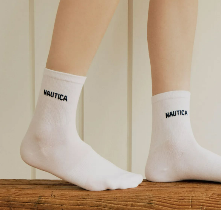 Nautica kr 中筒襪五雙組