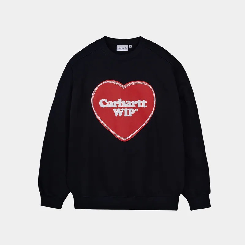 2025AW CARHARTT WIP Kindness Heart Sweatshirt 刺繡 愛心 長袖 大學T 現貨 A252023