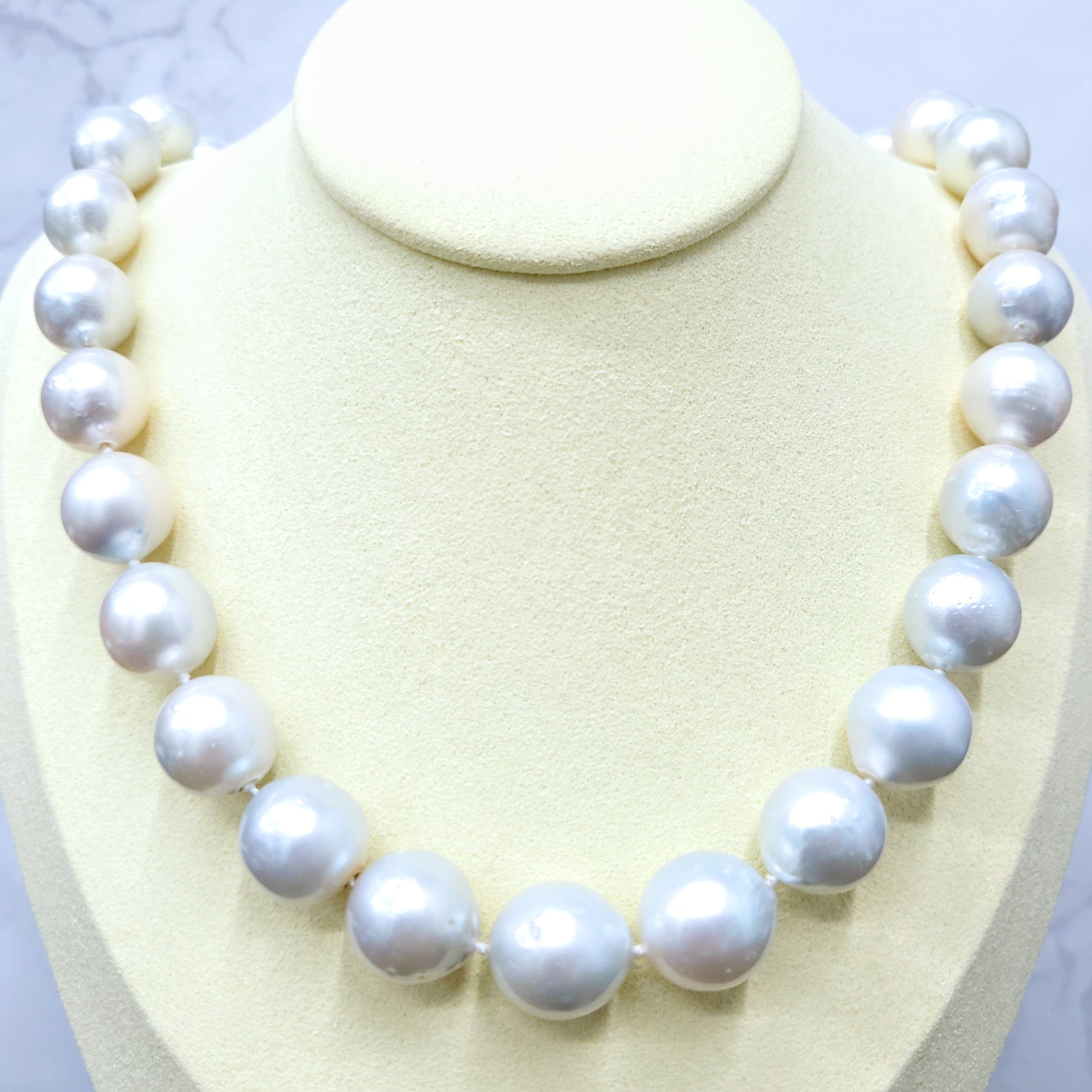 天然南洋珍珠頸鍊串