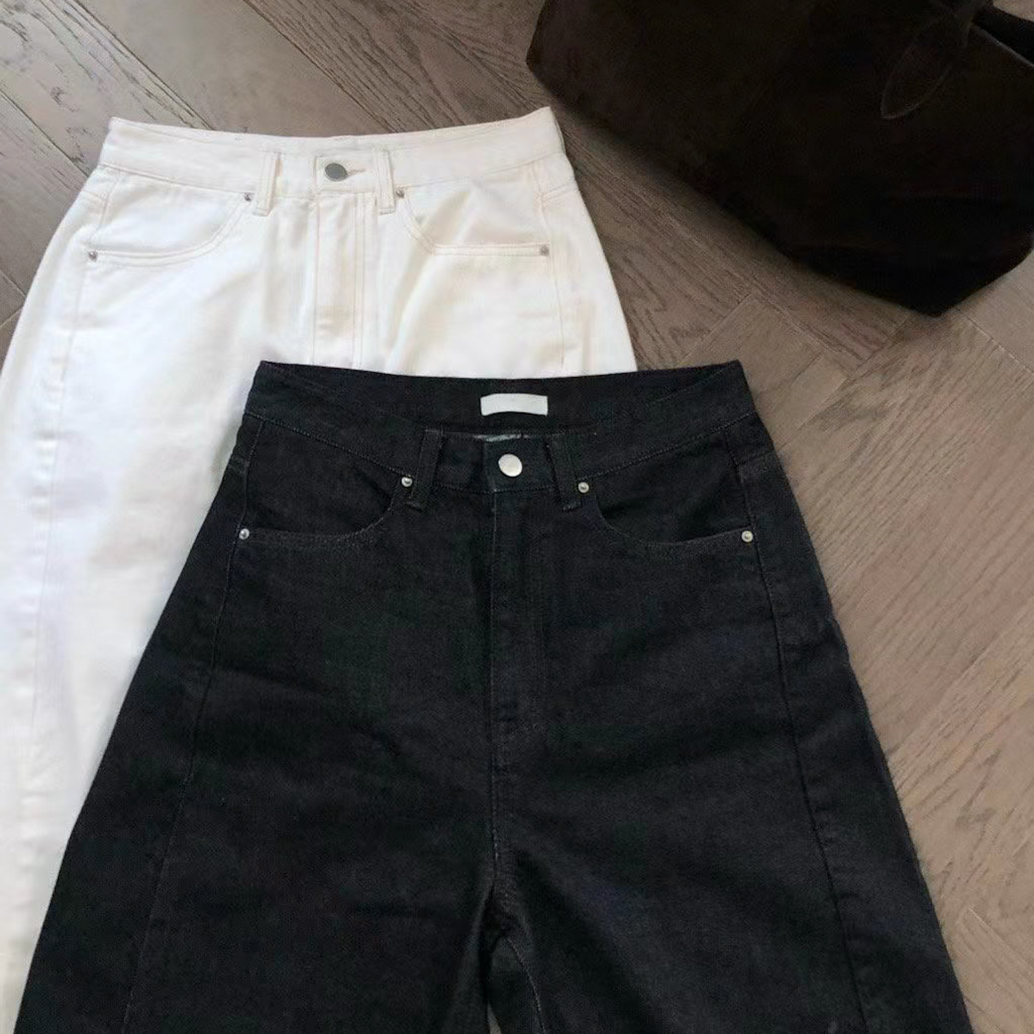 N20 闆娘終於找到愛的弧形白牛仔(S/M)