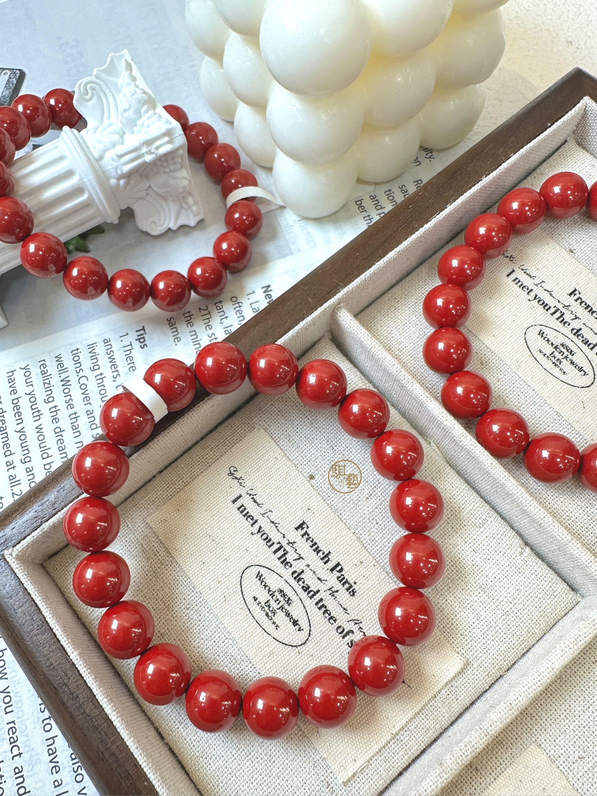 高品硃砂手串 10mm｜開運聚財・平衡能量・情緒安撫｜天然礦石手鍊