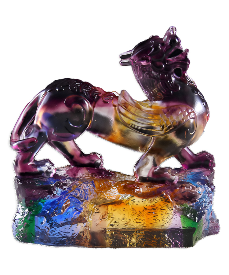 鹿港窯琉璃貔貅擺件｜開業送禮首選 招財鎮宅風水工藝品