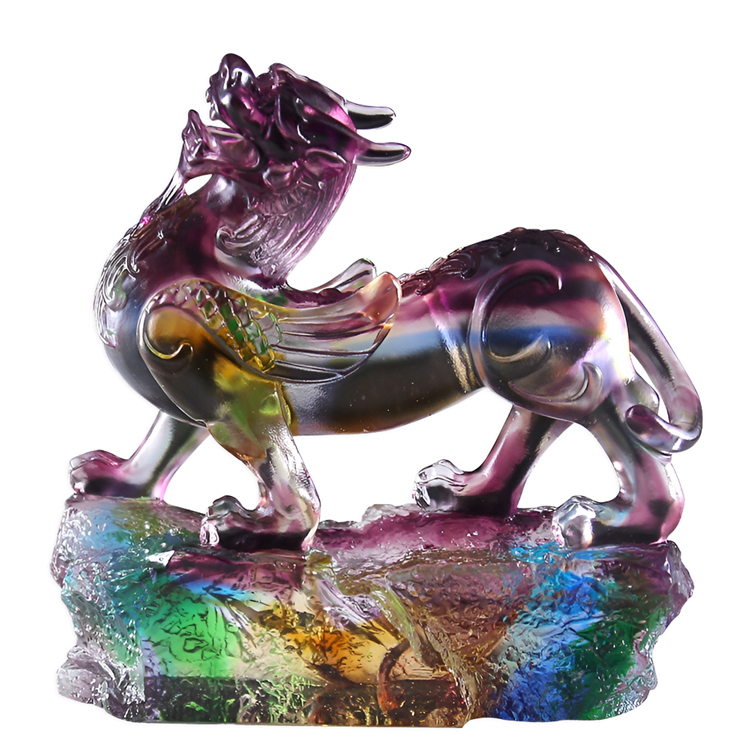 鹿港窯琉璃貔貅擺件｜開業送禮首選 招財鎮宅風水工藝品