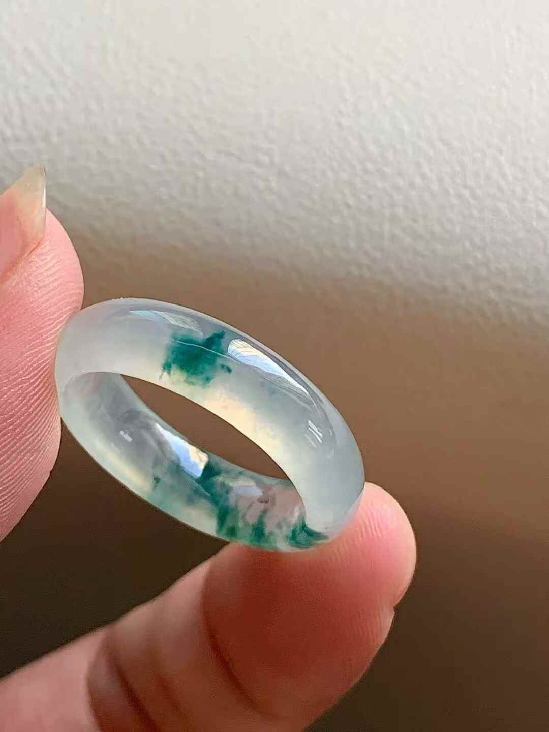 111033 翡翠指環 (圈口 17號)