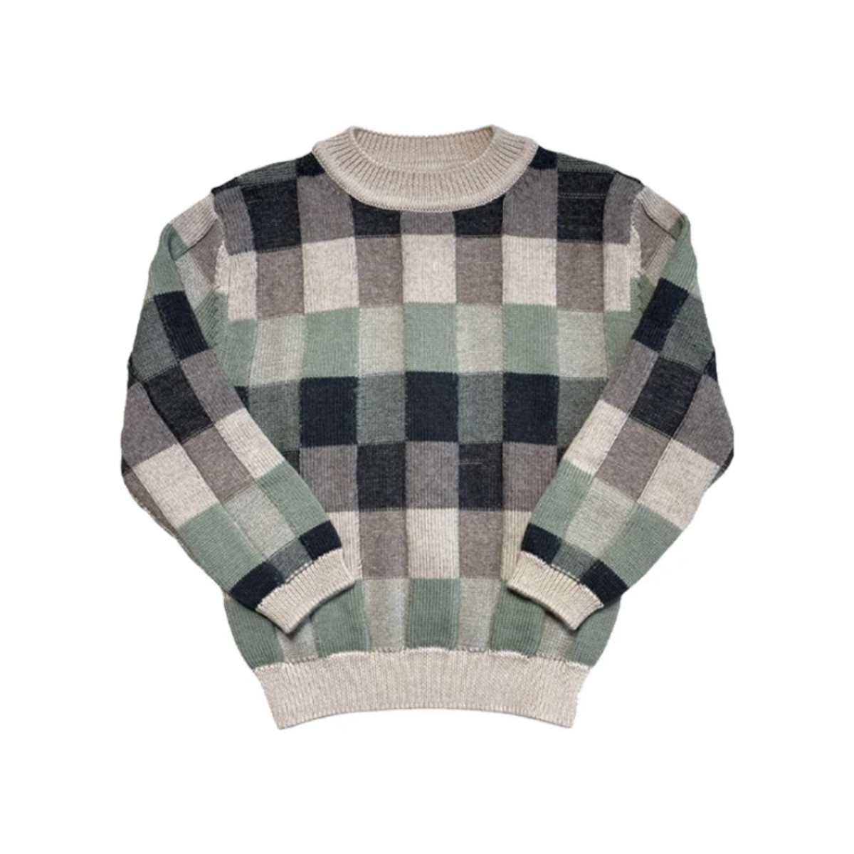 MABLI 莫蘭迪色塊針織上衣 MAGIC PULLOVER - ALPINE