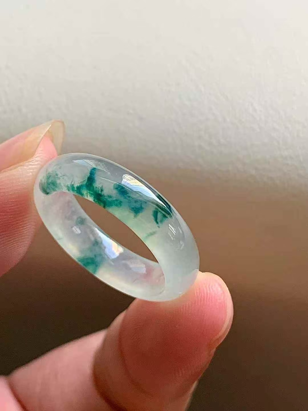 翡翠指環 (圈口 17號),天然翡翠A玉, 緬甸玉, Jade, Jadeite