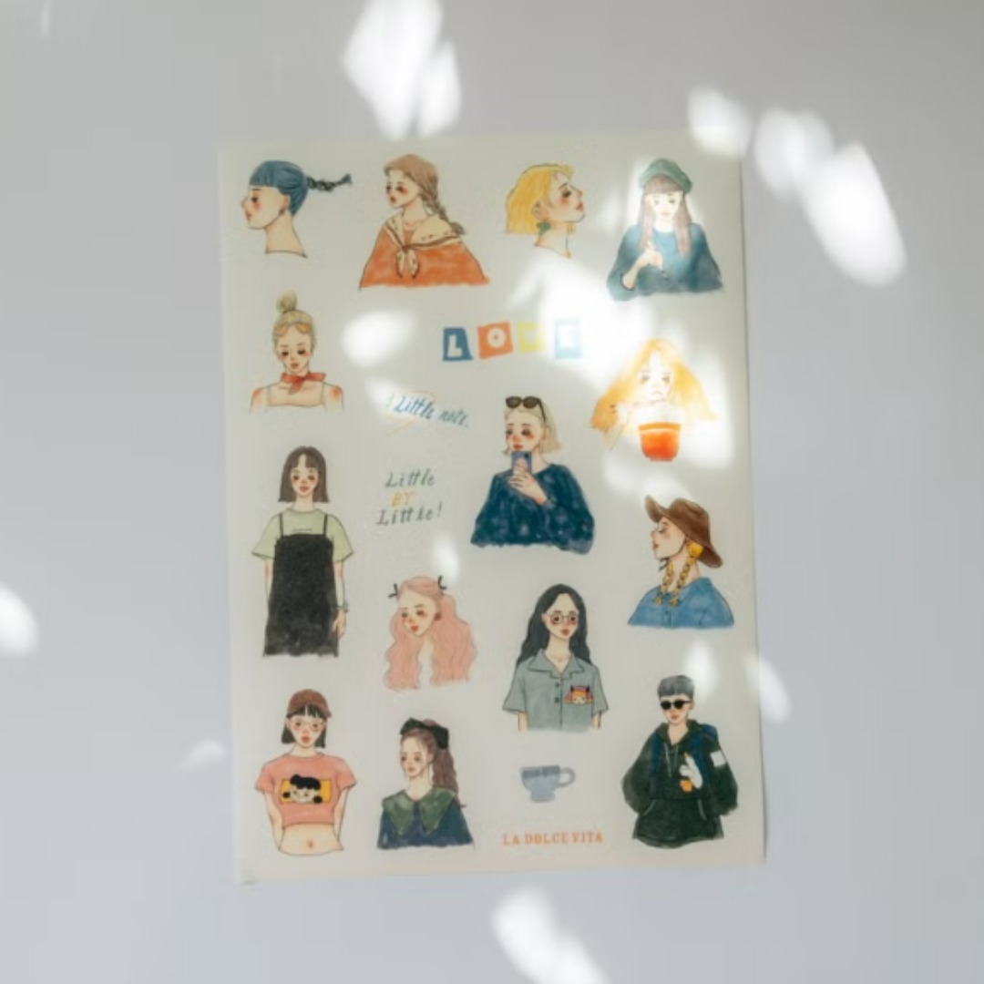 地球旅程有你真好 和紙貼紙 A6尺寸｜甜蜜生活 La Dolce Vita 台灣